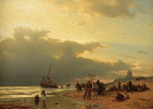 Busy Beach Life