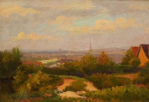 View of the Eiffel Tower, Paris