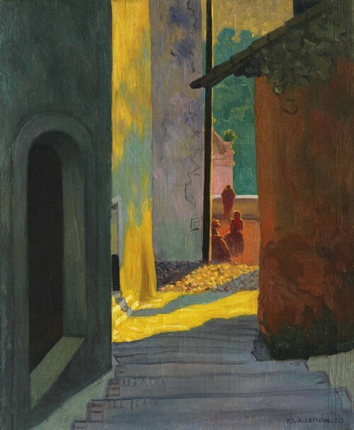 Old Street of Cagnes, Setting Sun