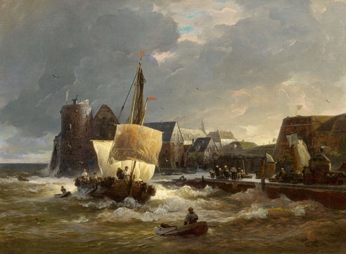 Thunderstorm Scene in Dutch Harbour