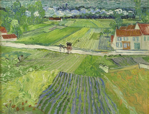 Landscape with a Carriage and a Train