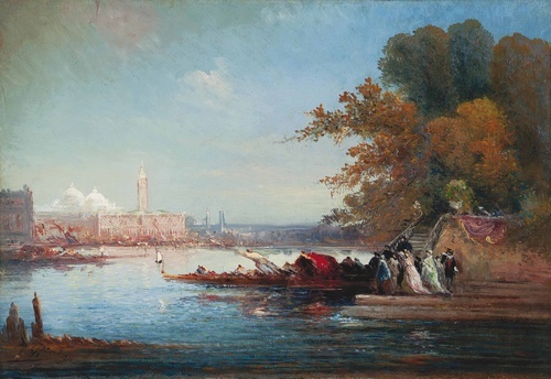 Ferrying dignitaries on the Venetian lagoon