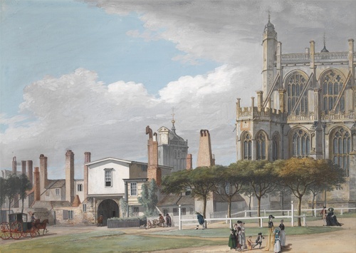 St. George's Chapel, Windsor, and the Entrance to the Singing Men's Cloister