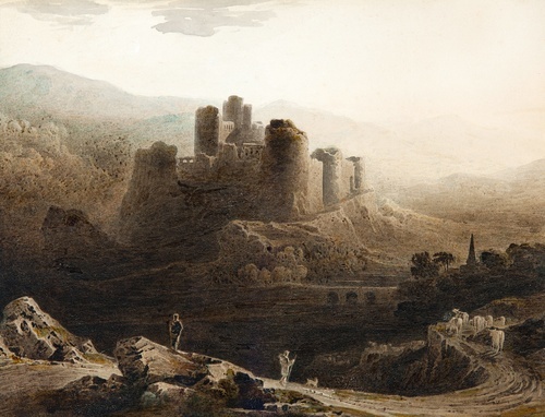 Moonlight - Chepstow Castle 1815