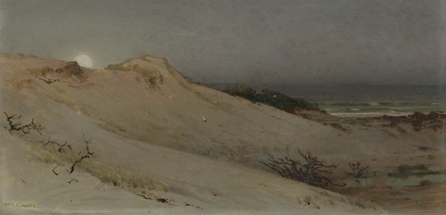 Sandhills Moonrise