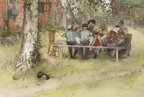 Breakfast under the Big Birch