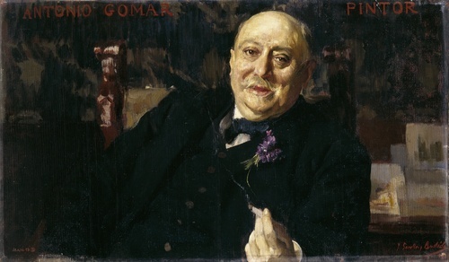 The painter Antonio Gomar