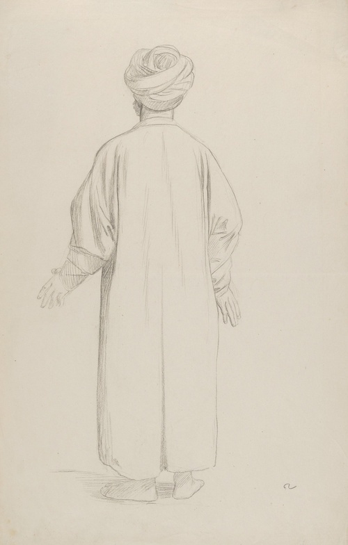 A Muslim Preparing for Prayer