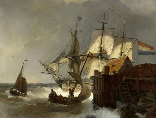 Sailing Ships on the Coast