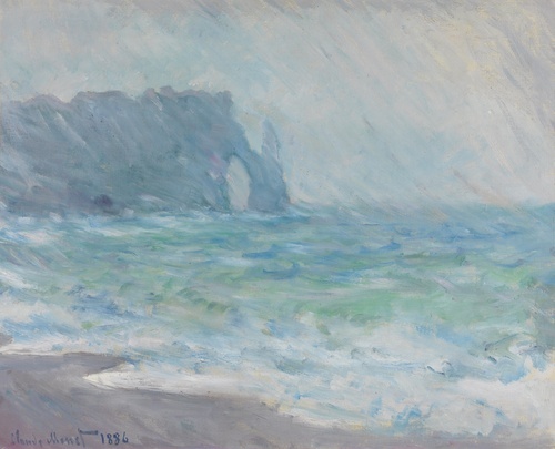 Tempo di pioggia, Étretat