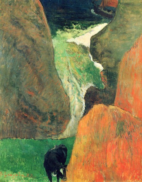 Marine with a cow, or Above the Abyss