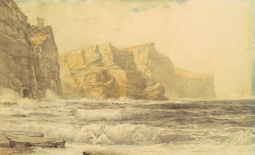 Baldart Castle, Kilkee, County Clare, Ireland 1892