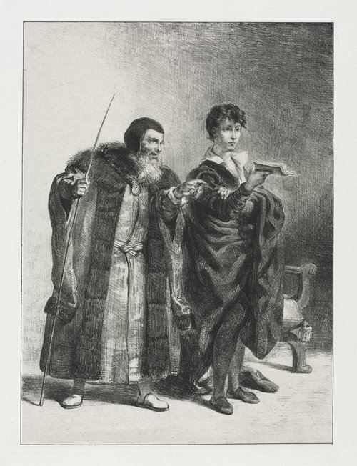 Polonius and Hamlet (Act II, Scene II)