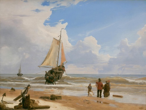 On the beach
