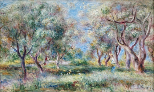 Landscape with Olive Trees
