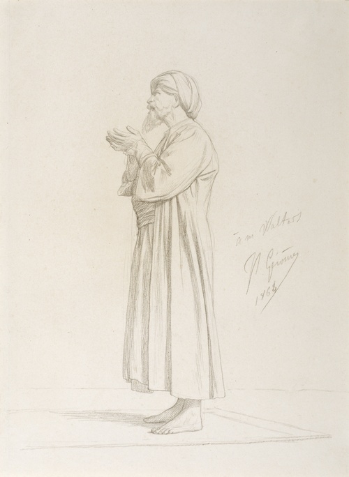 Arab Standing in Prayer