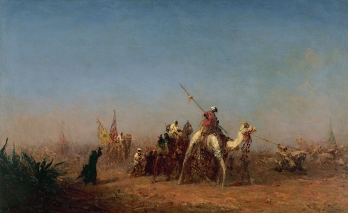 Caravan on the Road to Mecca