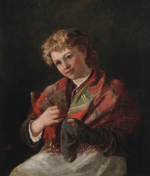 Darning a sock