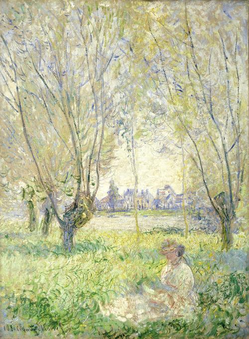 Woman Seated under the Willows