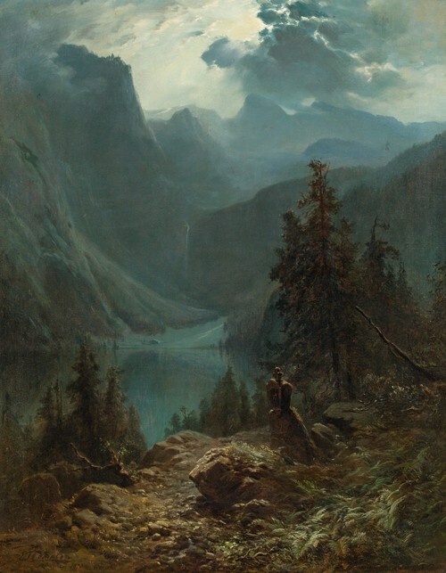 Obersee im Mondlicht