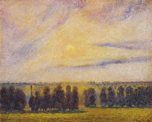 Sunset at Eragny