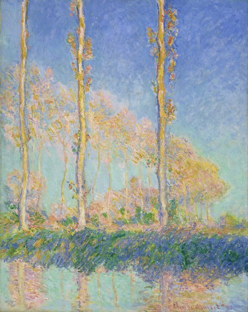 Three Trees, Autumn, Pink Effect