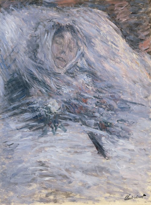 Camille Monet on her deathbed