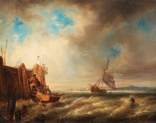 Figures at the Quay
