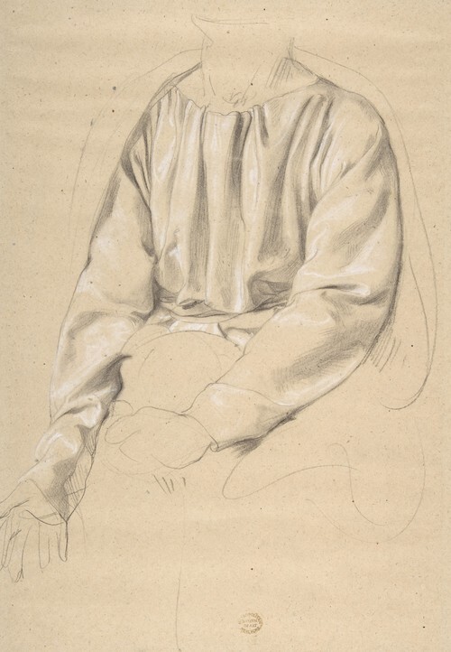 Study of a Draped Torso
