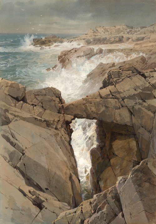 Spouting Rock, Newport, Rhode Island 1877