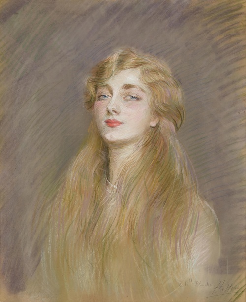 Portrait of Mlle Blanche de Pas