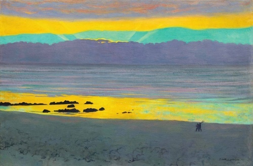 Yellow and Green Sunset
