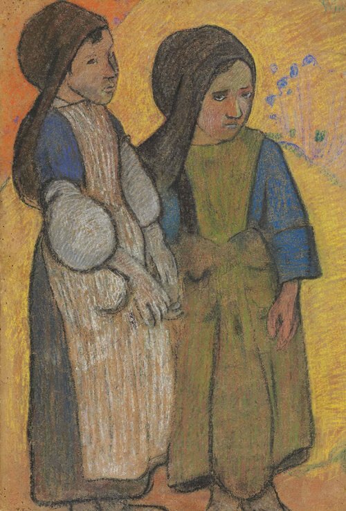 Breton Girls by the Sea (II)
