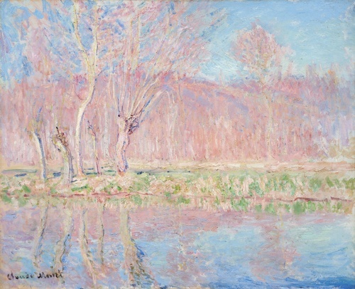 Trees by the Water, Spring in Giverny
