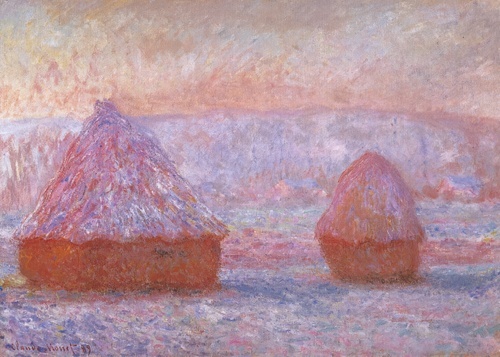 Grainstacks at Giverny, Morning Effect