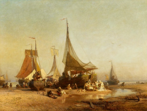 Fish Market on Beach