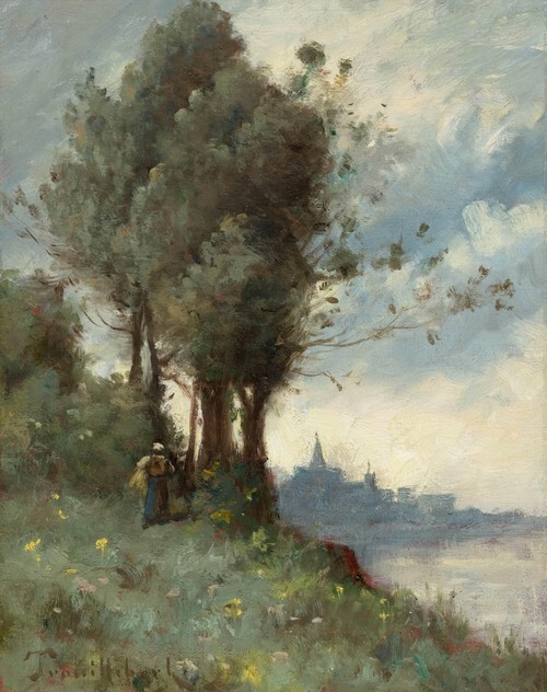 View of Domfront (Normandy)