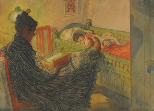 Read a bedtime story for her