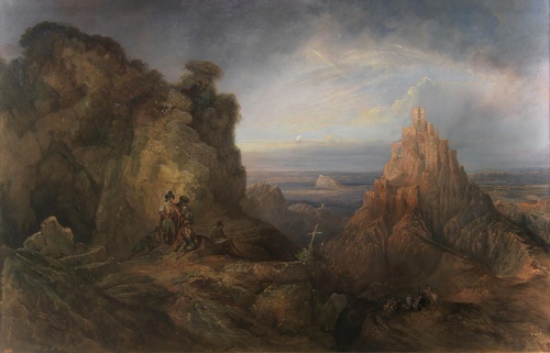 View of Gaucin Castle, 1849