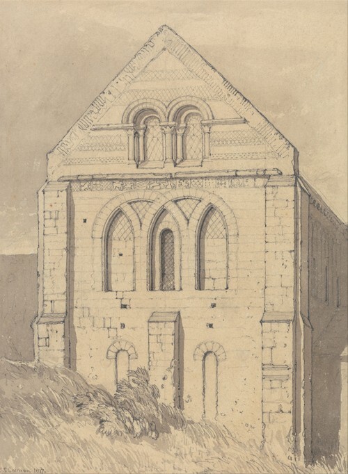 Church of Graville near Havre de Grace, Normandy - End of the North Transept