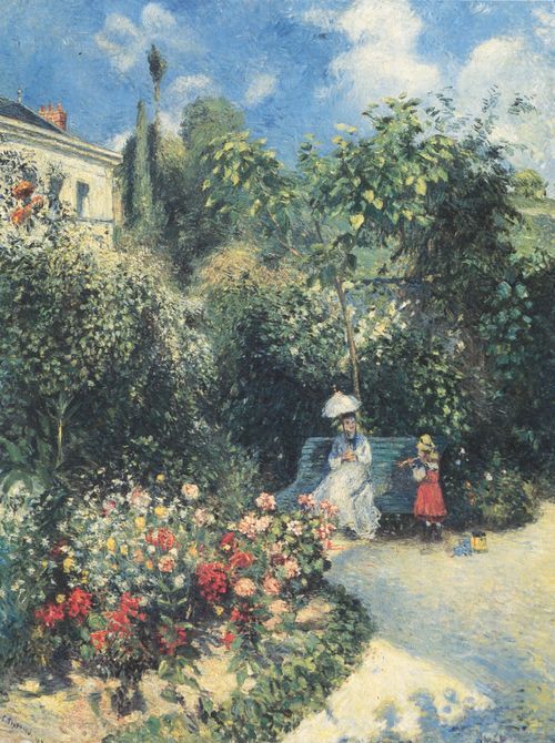 In the Garden of Les Mathurins at Pontoise