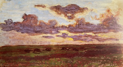 Le Plateau de Caux, soleil et nuages
