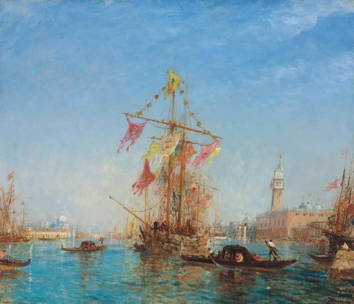 Bateau pavoisé lors de la fête de l’Assomption