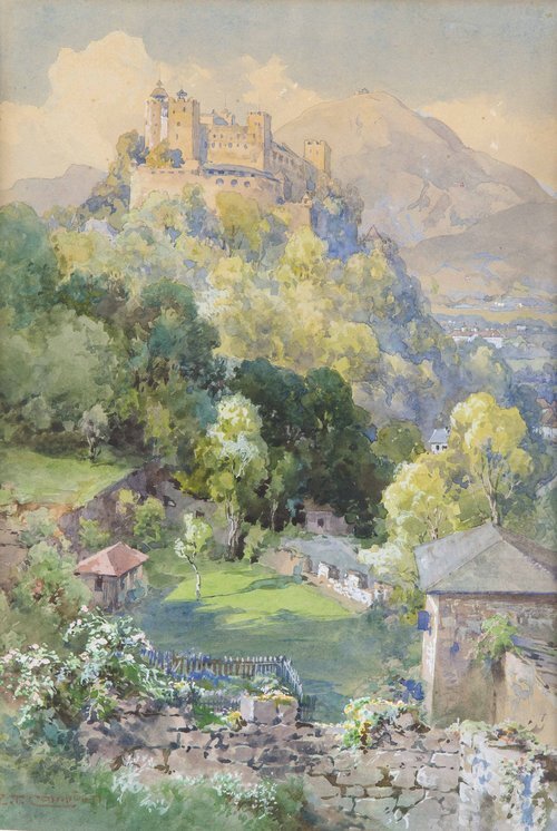 Hohensalzburg erőd a Richterhöhe-ről