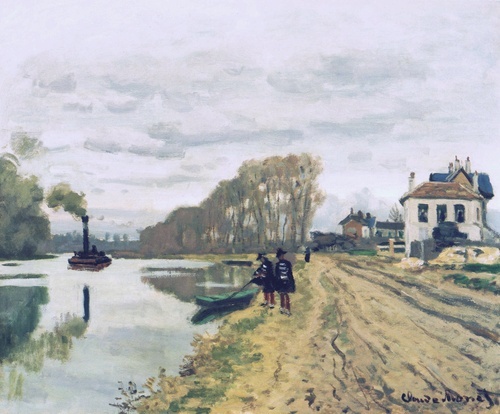1870 Infantry Guards Wandering along the River