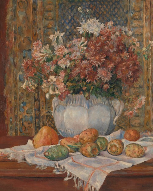 Still Life with Flowers and Prickly Pears