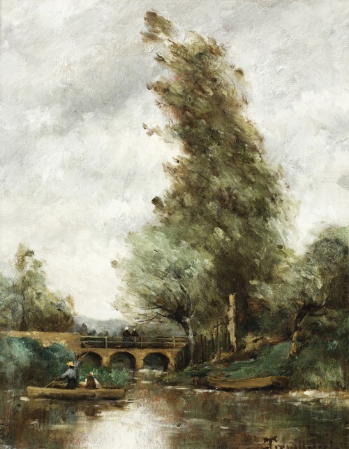 Saint-Cyprien Bridge over the Clain near Poitiers