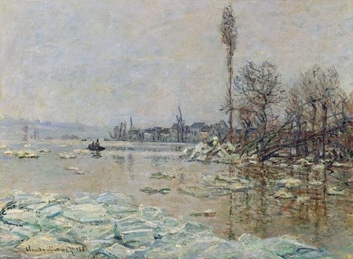 Katastrofa w Vétheuil, Widok na Lavacourt