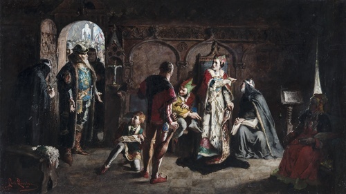 Sten Sture the Elder Frees the Captive Danish Queen Kristina from the Vadstena Monastery