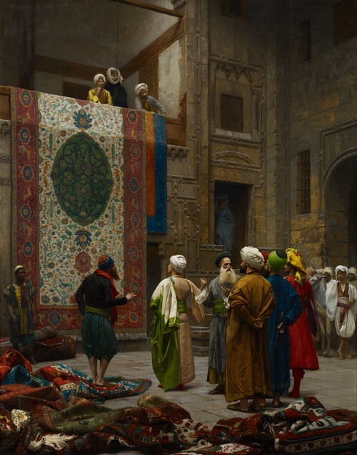 Carpet Merchant in Cairo 1887